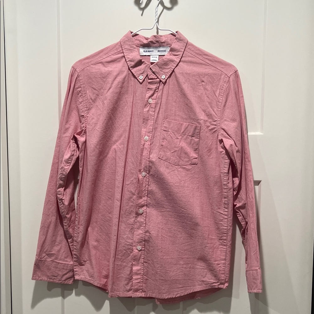 Old Navy Kids Pink Button-Down Shirt